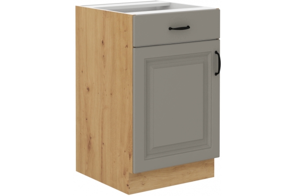 Szafka dolna 1 szuflada + 1 drzwiczki 50 D 1F 1S